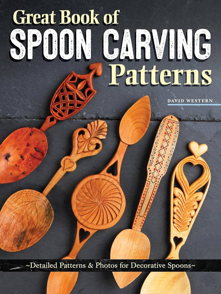 Great Book of Spoon Carving Patterns - Detailed Patterns for wholesale by Fox Chapel Publishing
