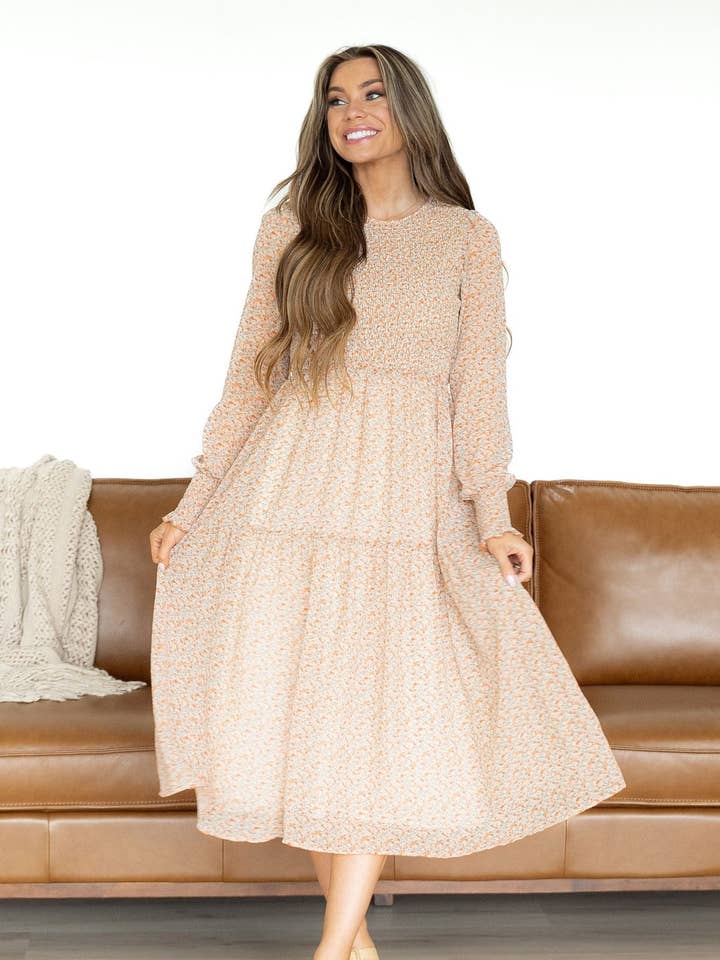 Estelle Dress - Sunset for wholesale by Indie & Co. | Women's Apparel