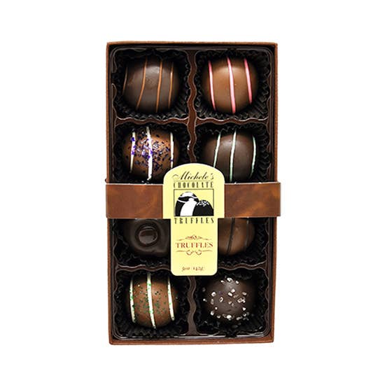Spokandy Chocolatier - Wholesale Chocolate Box - 8pc Truffle Assortment Gift Box - 5 oz