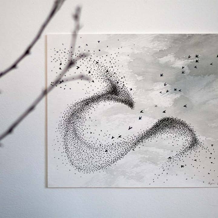 Pre-order | 'The rush in a seashell' Reproduction Print for wholesale by We Are Stardust