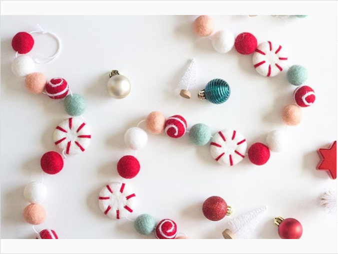 Joy Felts – wholesale Bunting/garland – Pinwheel Garland1