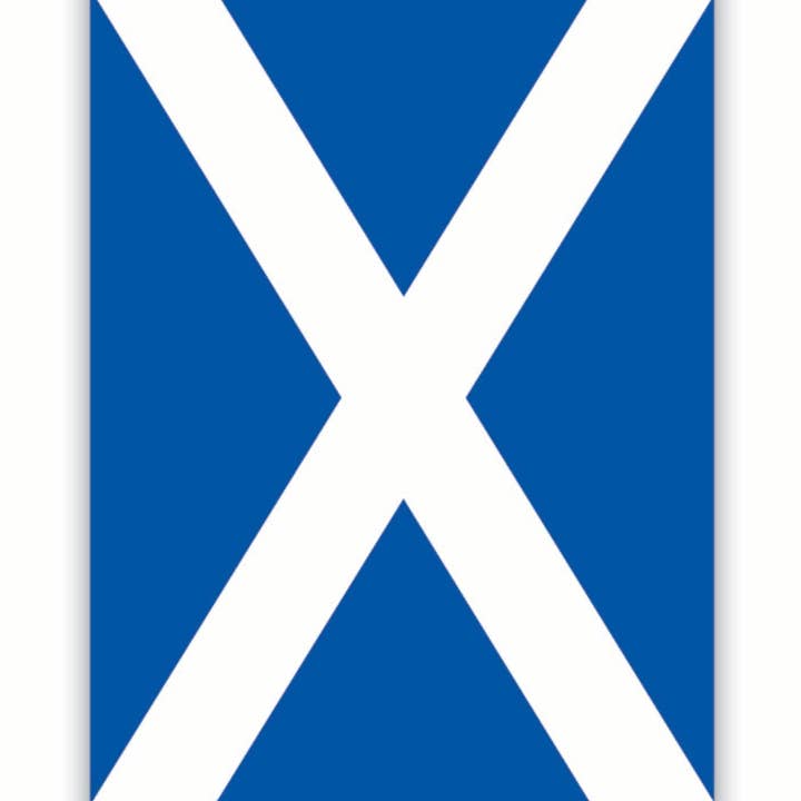 Eurostick - Wholesale Sticker - Scotland Saltire Flag Sticker
