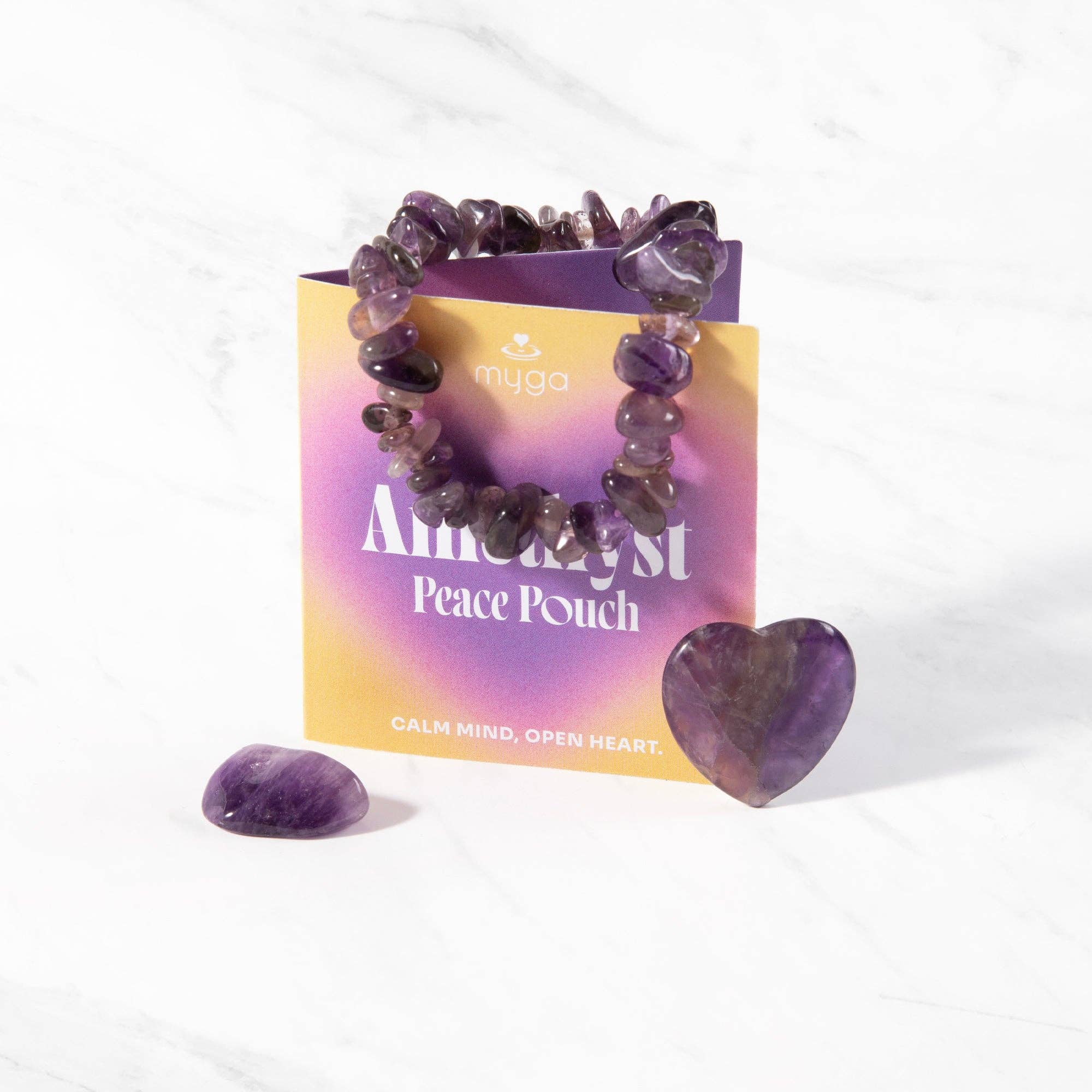 Myga – Großhandel Spiritueller Stein/Kristall – Stone Pouch Kollektion: Set mit 3 Heiligen Schätzen – Wahl aus 3 Kristallen8