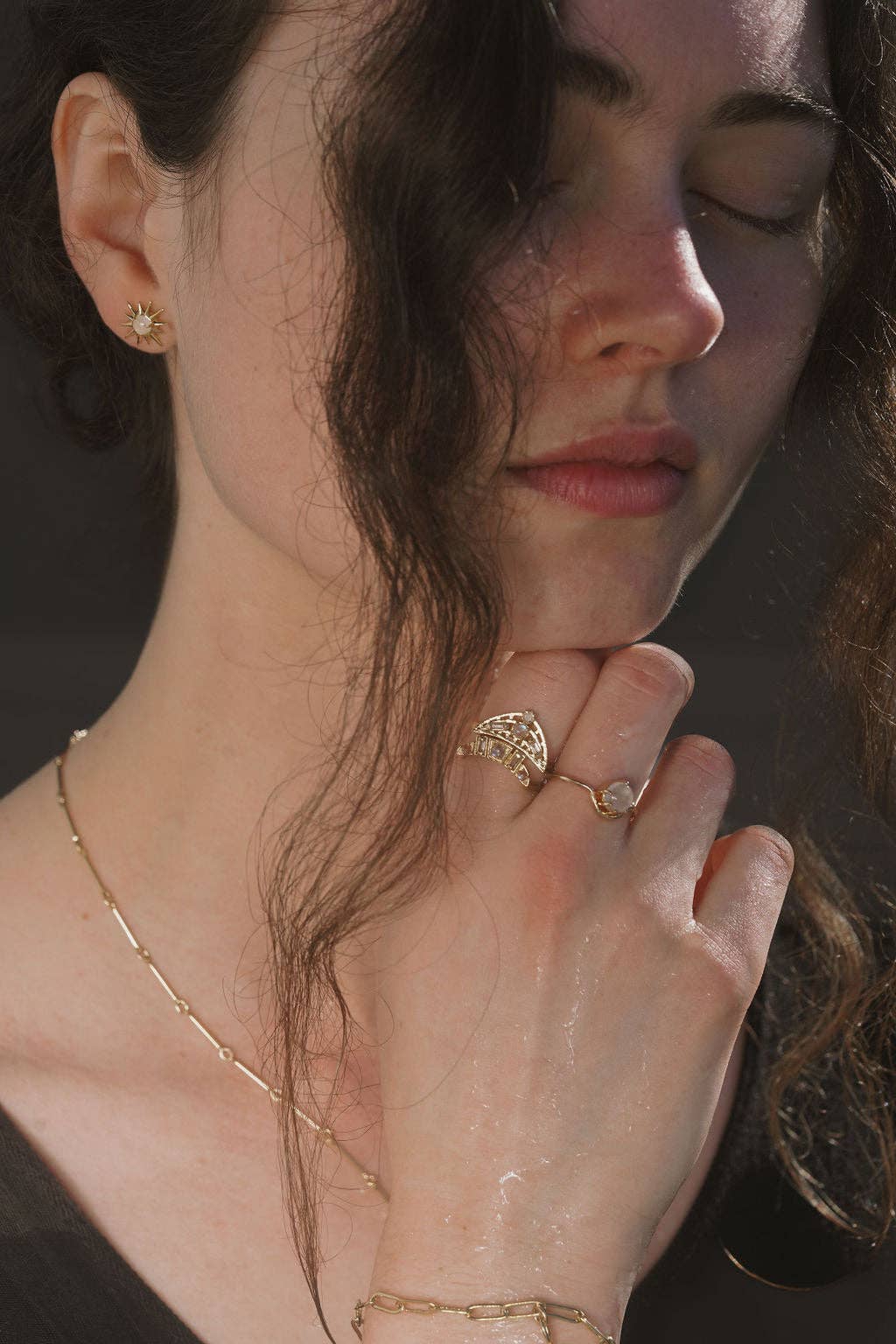 Studio Grun - Vente Bague avec plusieurs pierres - Bague ensoleillée8