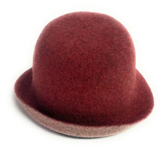 Shihreen Inc - Wholesale Cloche Hat - Women's - 21S-0564 Boiled Wool Flat Knit Reversible Cloche Hat1