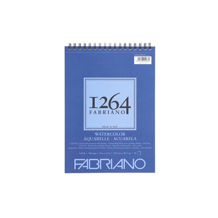 Chartpak, Inc. - Wholesale Sketchbook/Sketchpad - Fabriano 1264 Watercolor Pad, 140 140lb. (300gsm)8