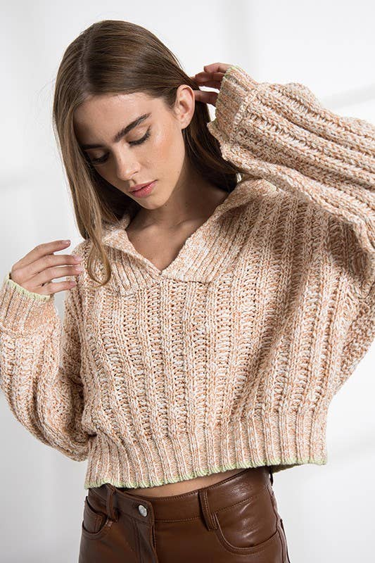 ILLA ILLA - Vente Pull en maille – femme - Pull Slouchy12