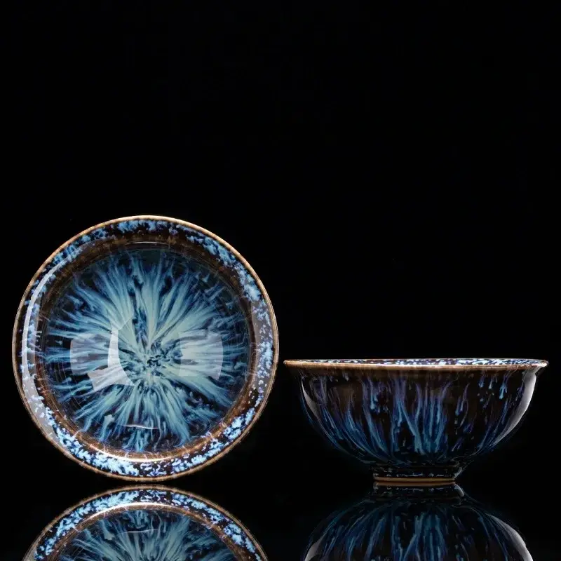 Otterware – wholesale Coffee/tea cup – Handmade Artisanal Tenmoku Glaze Tasting Cup (Single)11