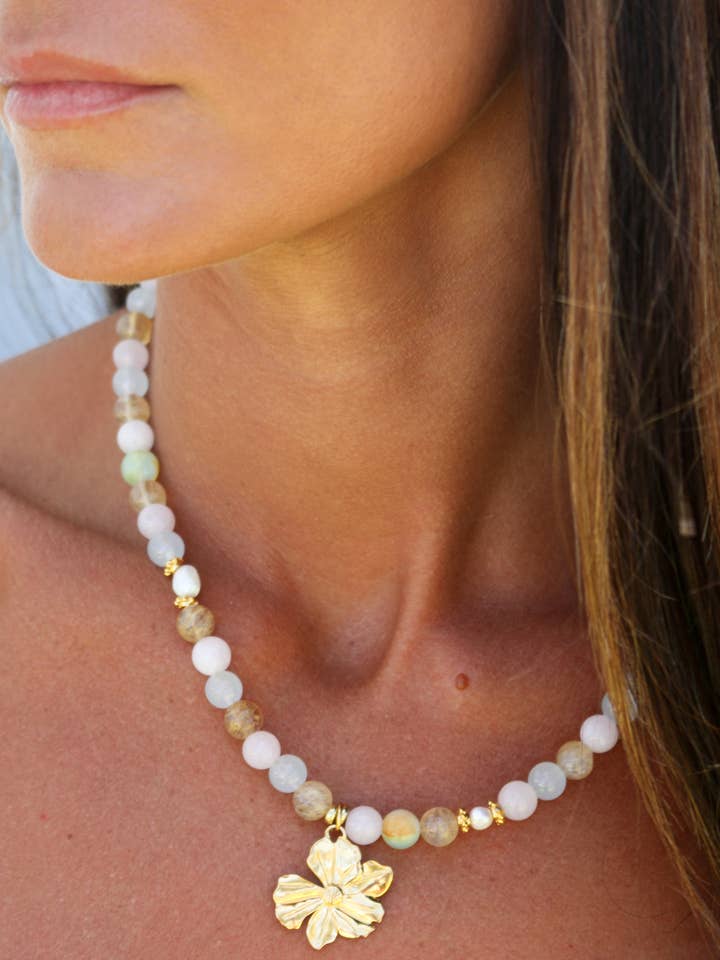 Blumenperlenkette für den Großhandel von Sea Soul Home