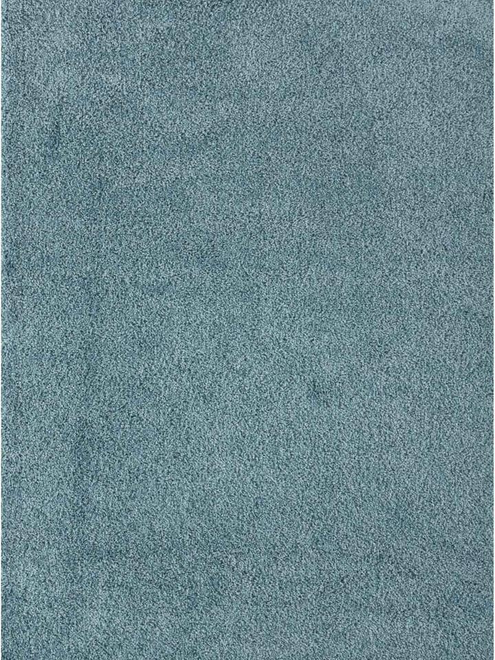 Myshaggy Solid Duck Egg Blue Rug for wholesale by THE RUGS
