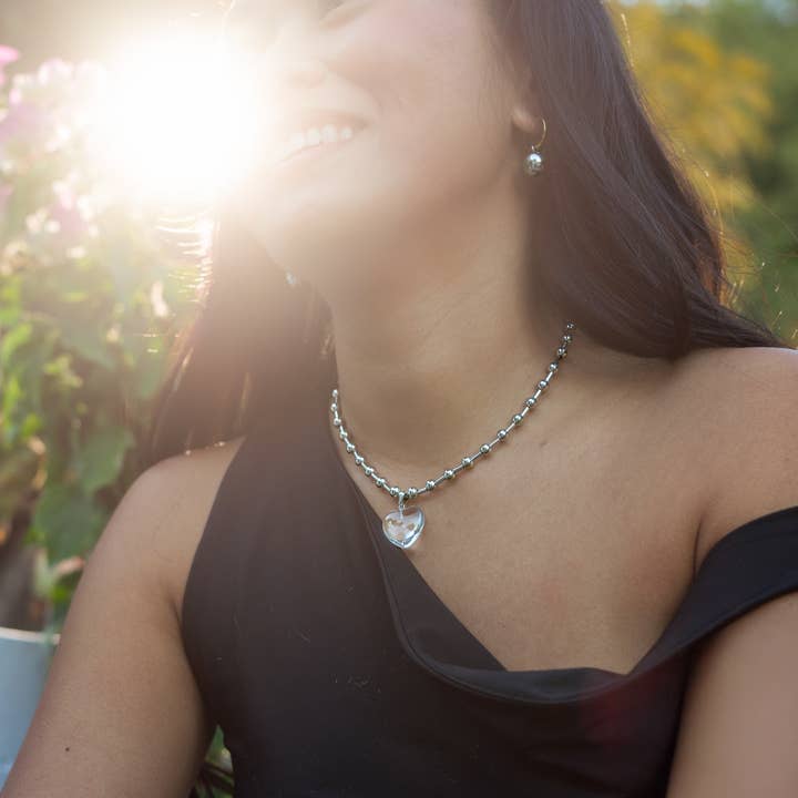 Peter and June - Wholesale Pendant/Charm Necklace - Die Heart Necklace - Stainless Steel1