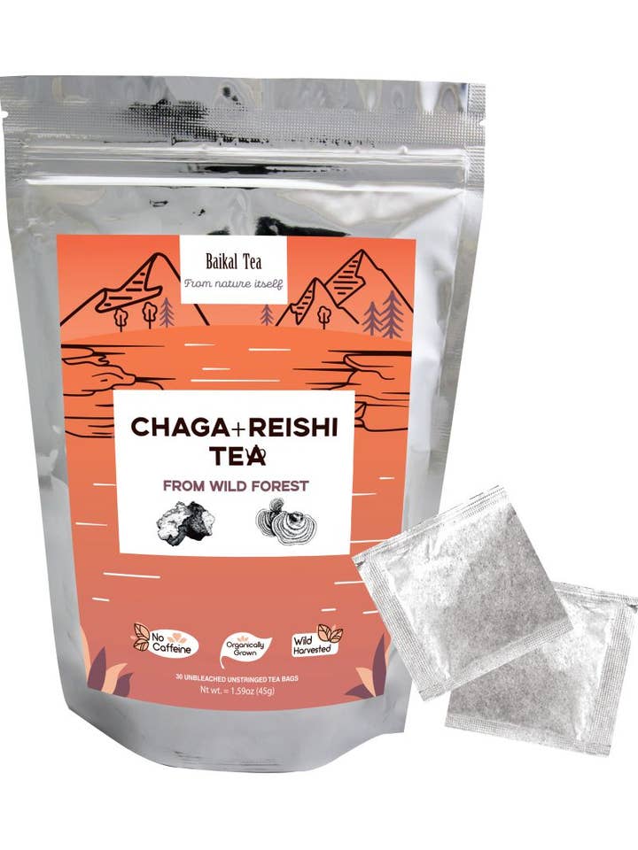 Chaga + Reishi för wholesale av Baikal Tea