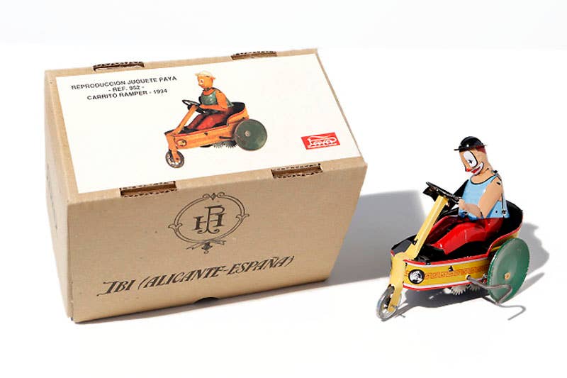 die Blechfabrik e.K. - Wholesale Wind-Up Toy - Kids - Drunk Clown, Made in Spain, Original Paya1