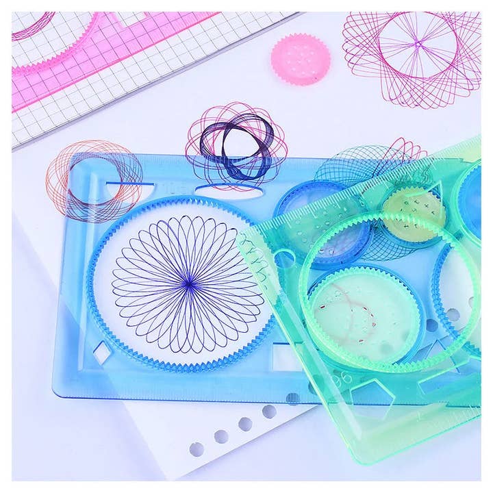 Assorted Spirograph Drawing Stencils Art Crafts Toy in bulk for wholesale on Faire3