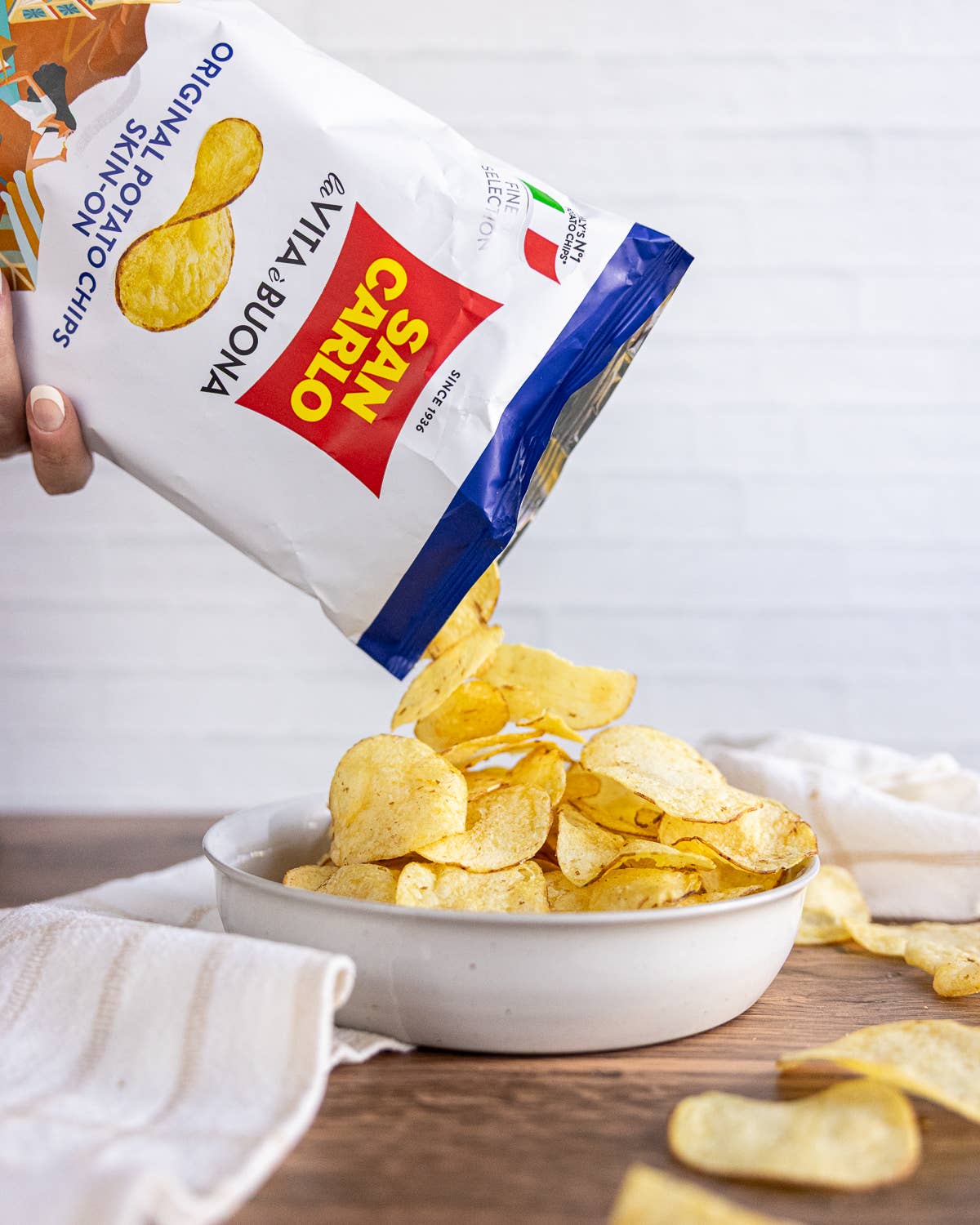 Zia Pia - Wholesale Chips - Skin-on Chips 100g by San Carlo2
