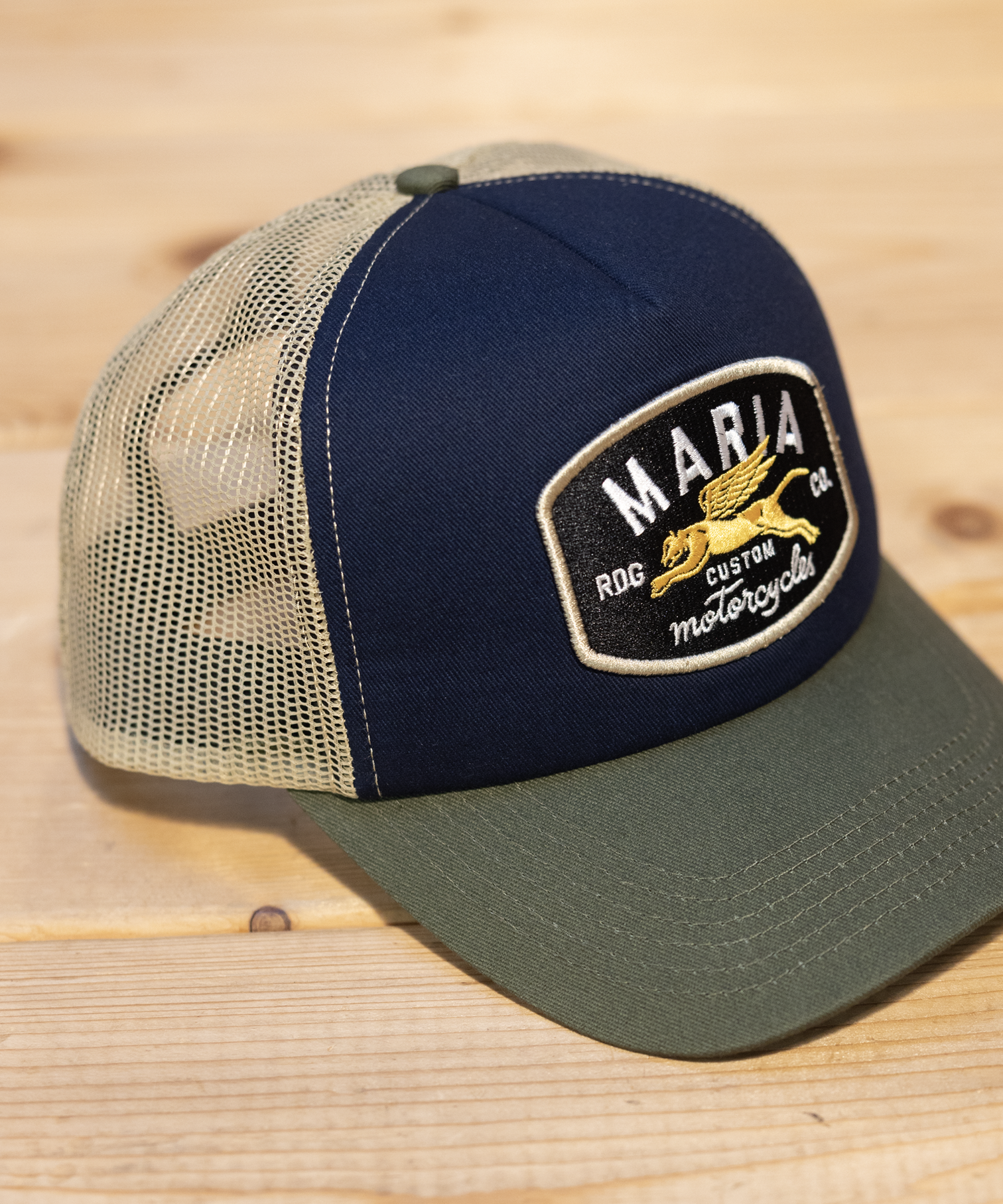 Maria Riding Company – boné - Unissexo por atacado – Boné trucker Flying Panther0