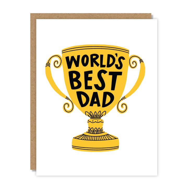 De beste papa-kaart ter wereld voor wholesale door Tiny Buffalo Designs Co.