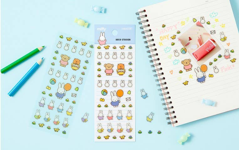 K-Wonderland - Wholesale Sticker - Miffy Deco Stickers- Phone, Journal, Calendar, Photo Card 3