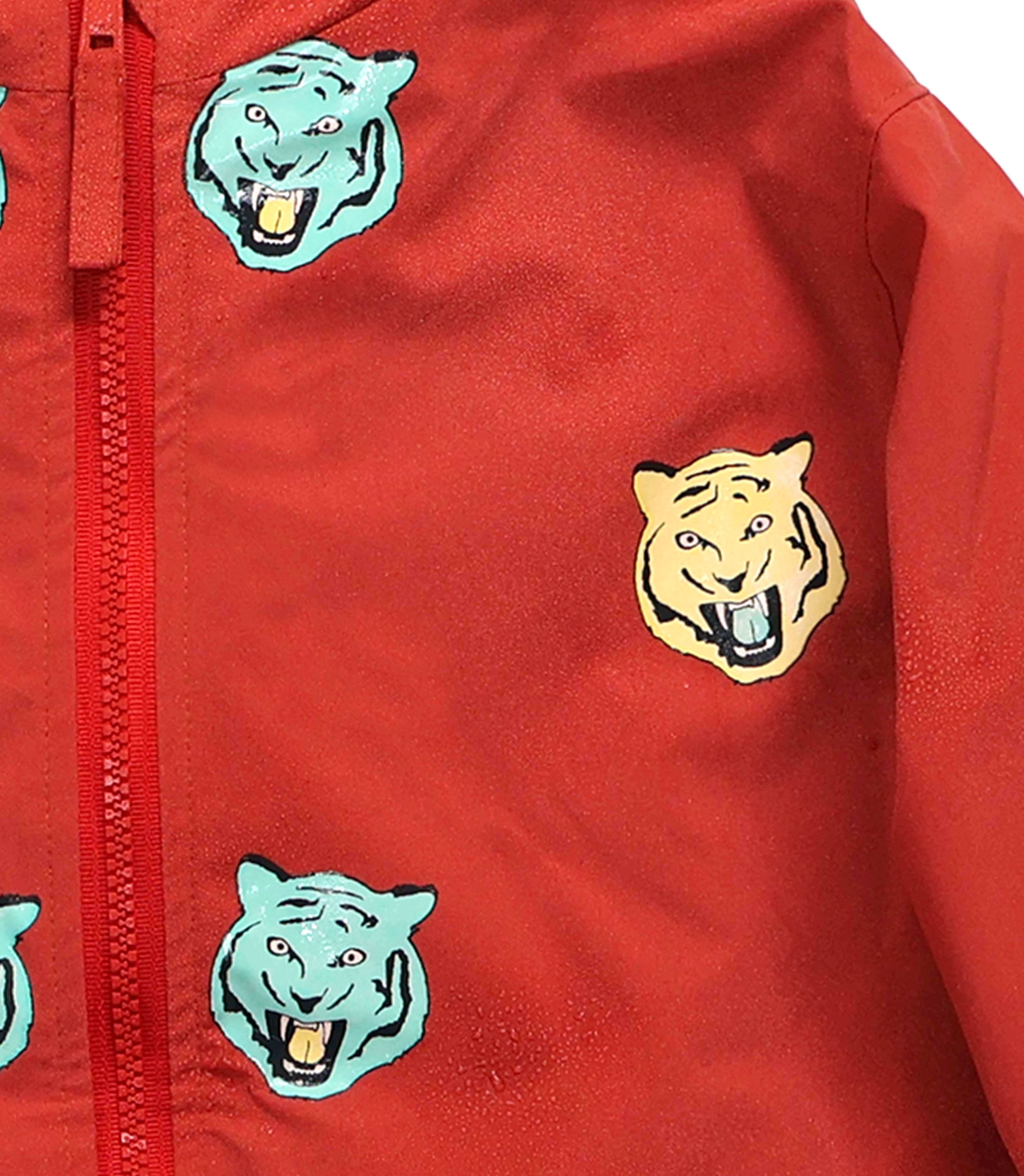 Holly and Beau – Impermeável – Criança por atacado – Capa de chuva infantil com tigres que mudam de cor4