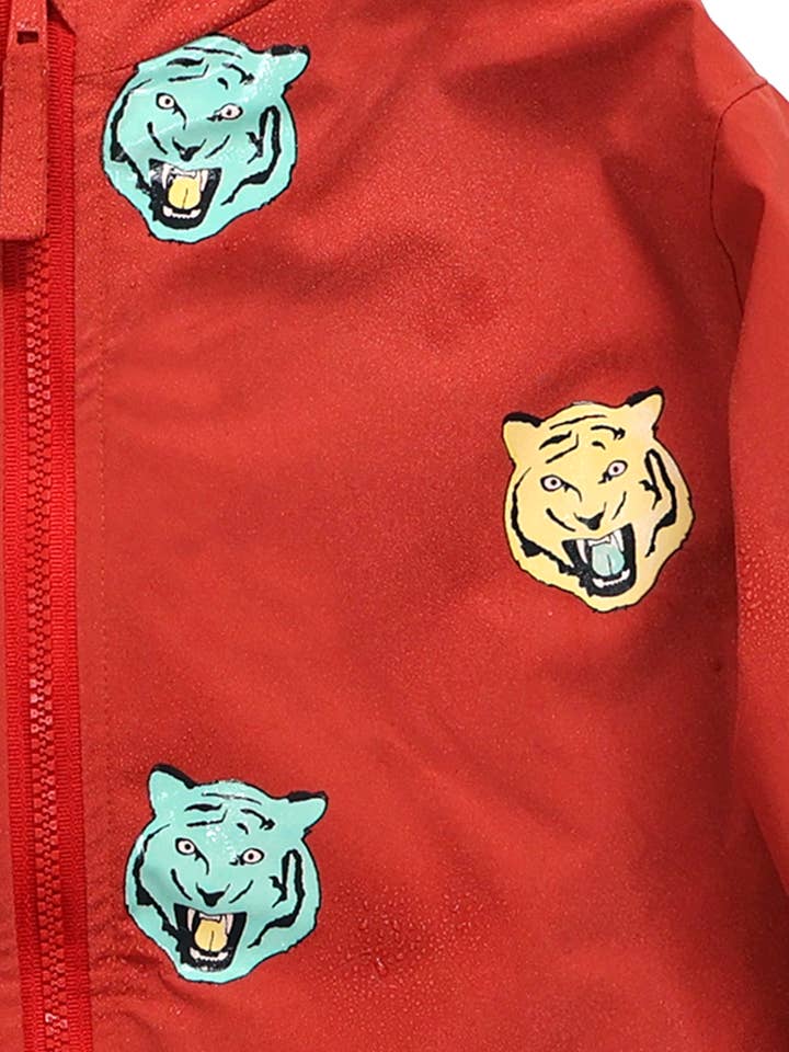 Holly and Beau – Impermeável – Criança por atacado – Capa de chuva infantil com tigres que mudam de cor4