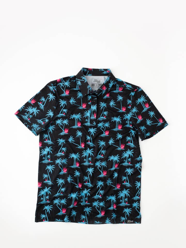 Tropical Buckets Herre Polo for engroshandel hos Team Cocktail