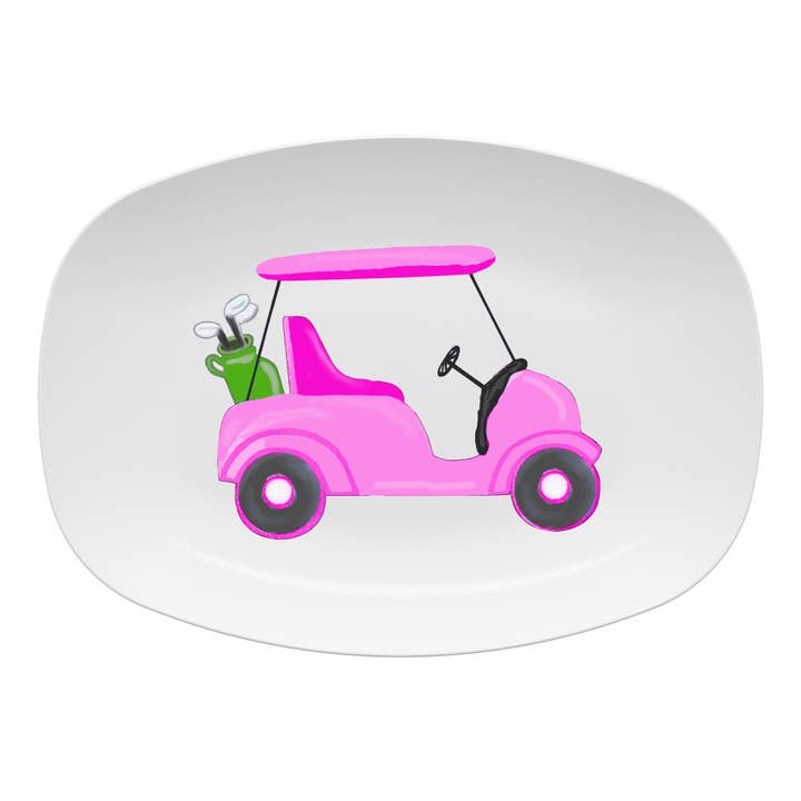 Peachy Pendants - Wholesale Platter - Platter - Pink Golf Cart4