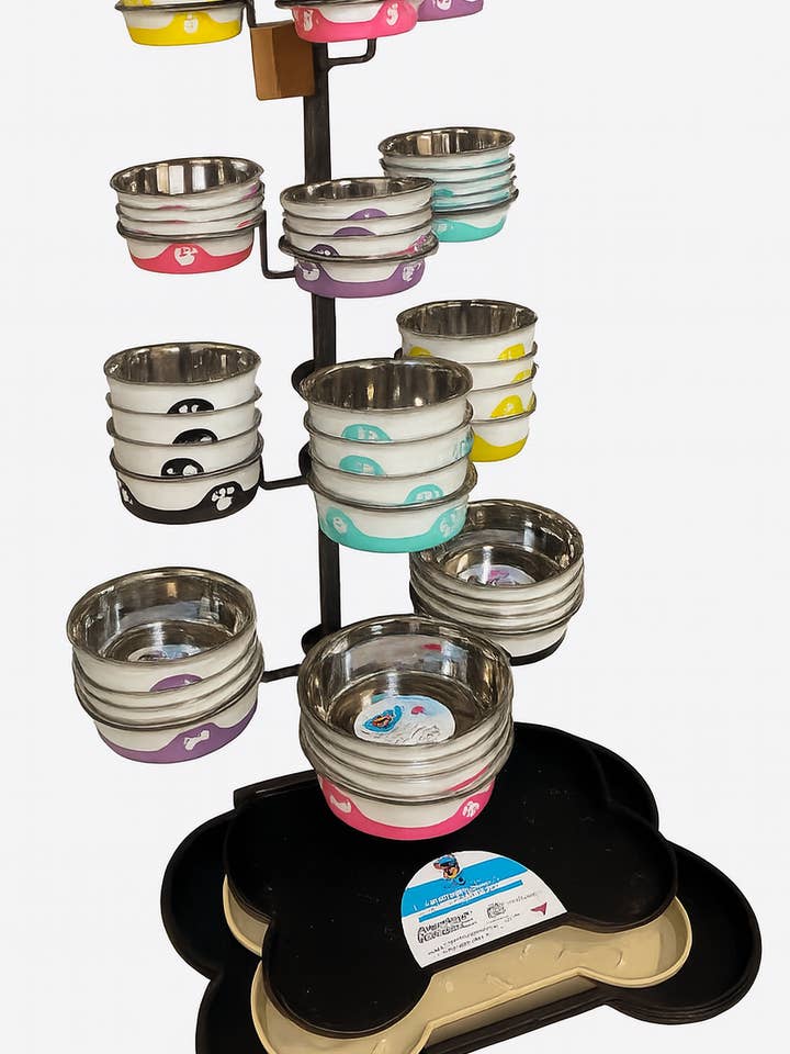 Stand de commerce ThermaCool - Contient 72 bols pour la vente par The Buffalo Co.