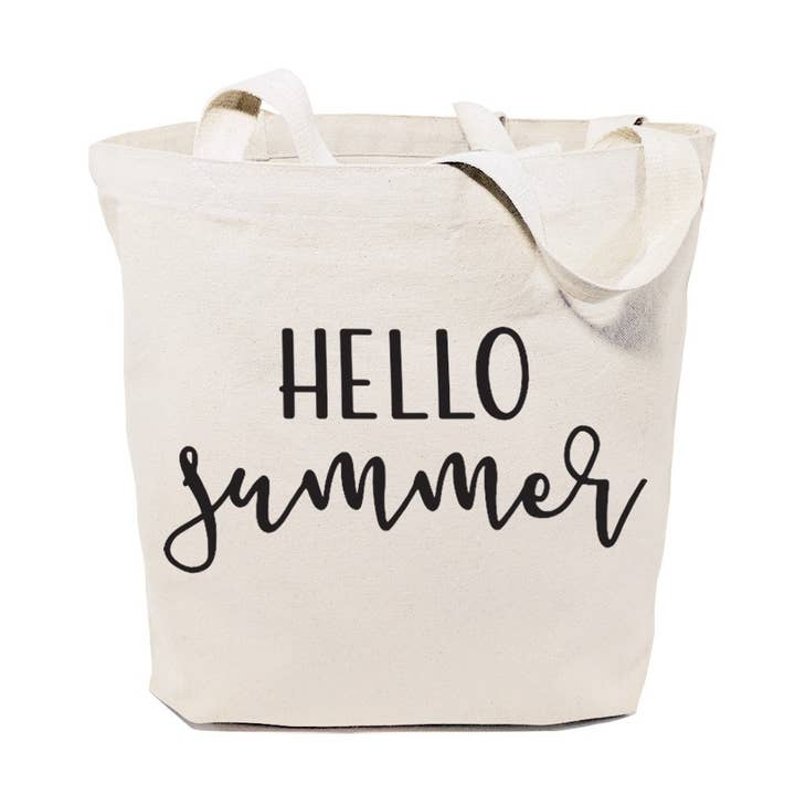 The Cotton & Canvas Co. - Wholesale Tote Bag - Women's - Hello Summer Tote and Handbag0