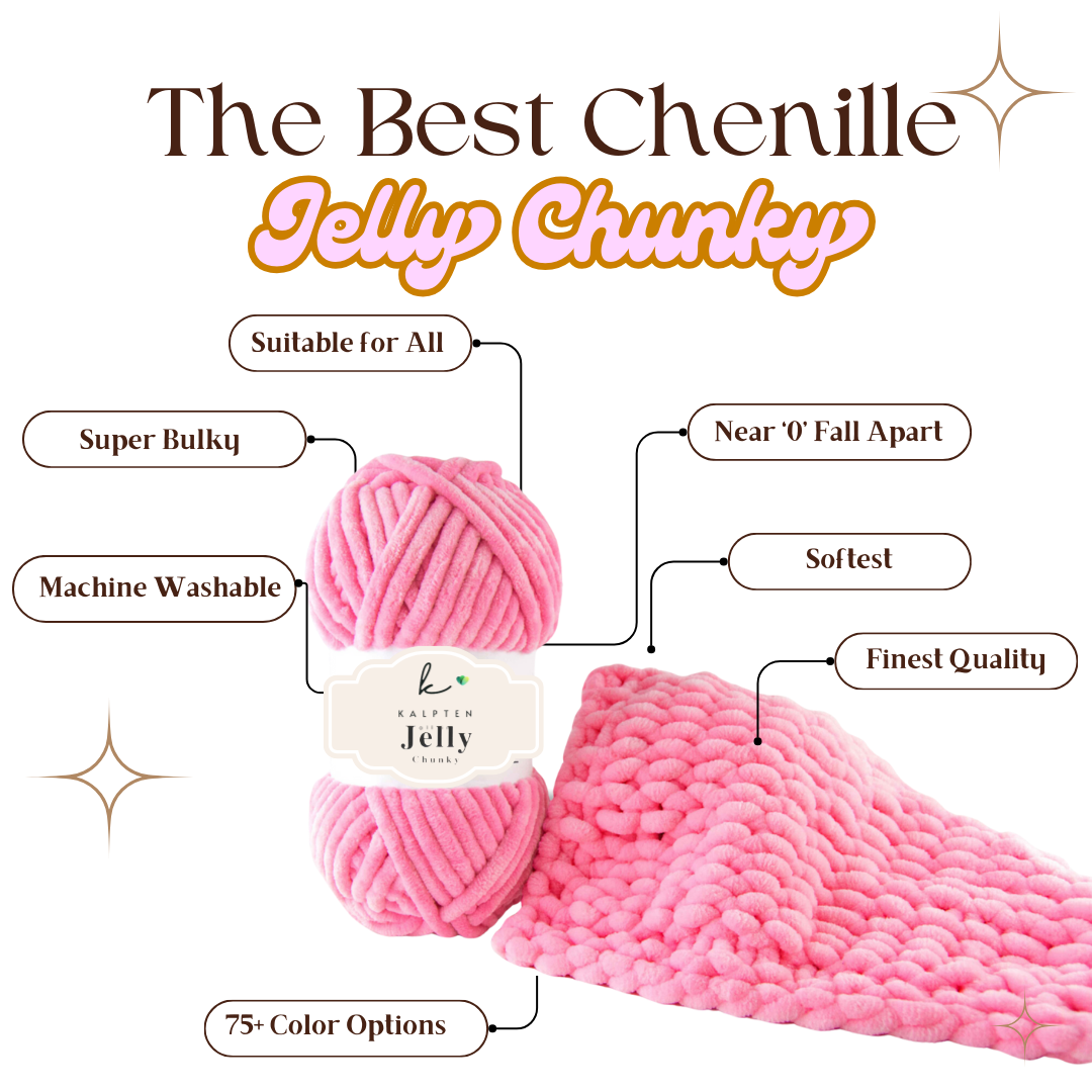 Kalpten LLC - Wholesale Yarn - Chenille Yarns|Super Bulky|Finest Quality|75+ Colors Option3