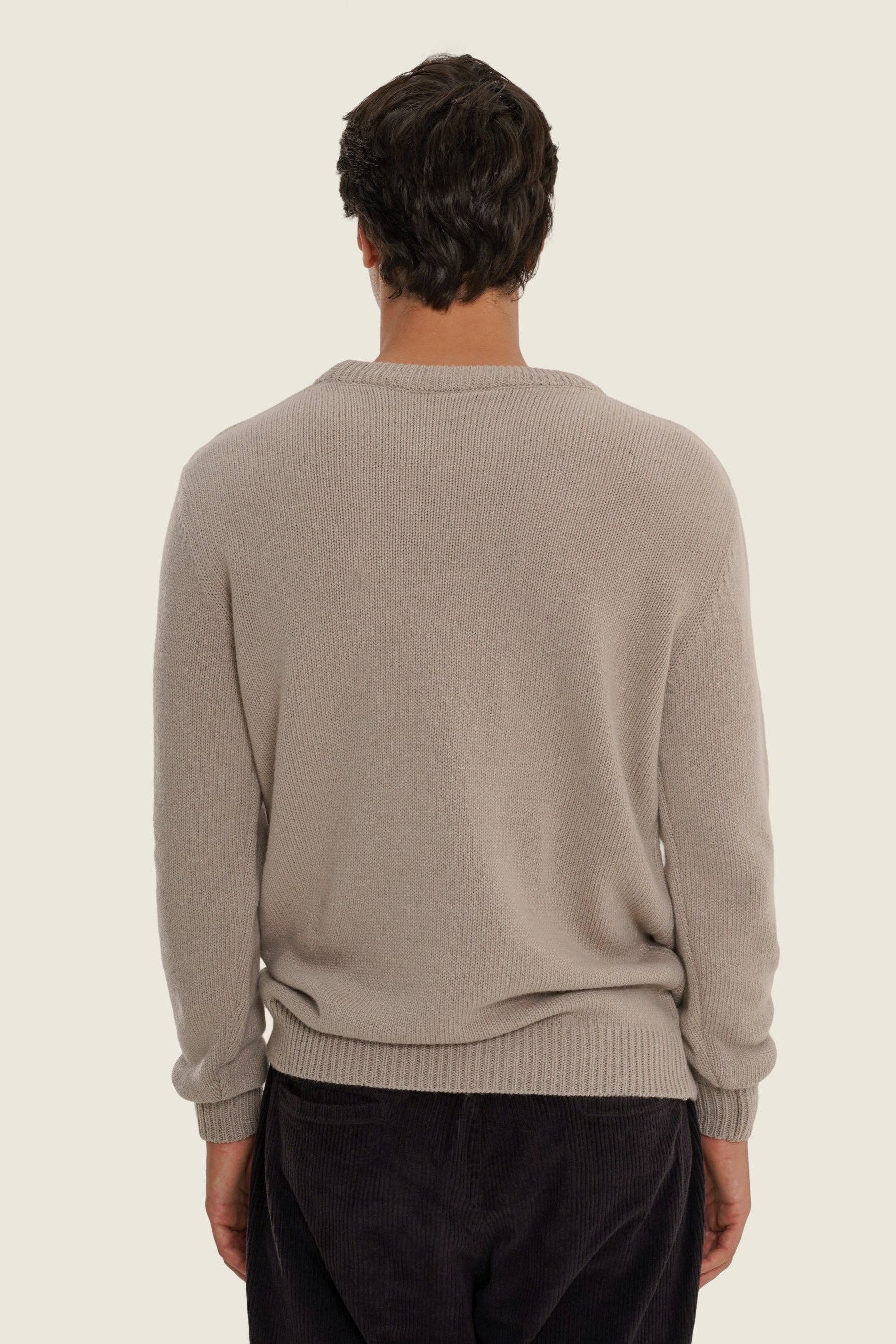 Imago Portugal - Wholesale Knit Sweater - Unisex - Grey Knit Sweater4