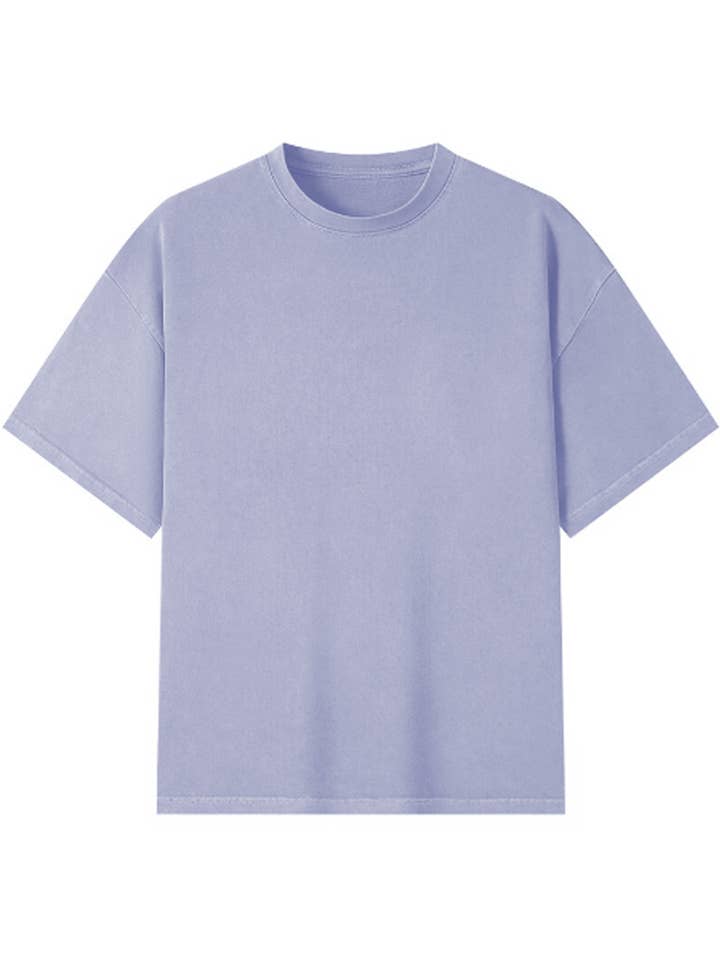 WEIV - Wholesale T-Shirt - Men's - Premium Cotton Drop Shoulder Tee9