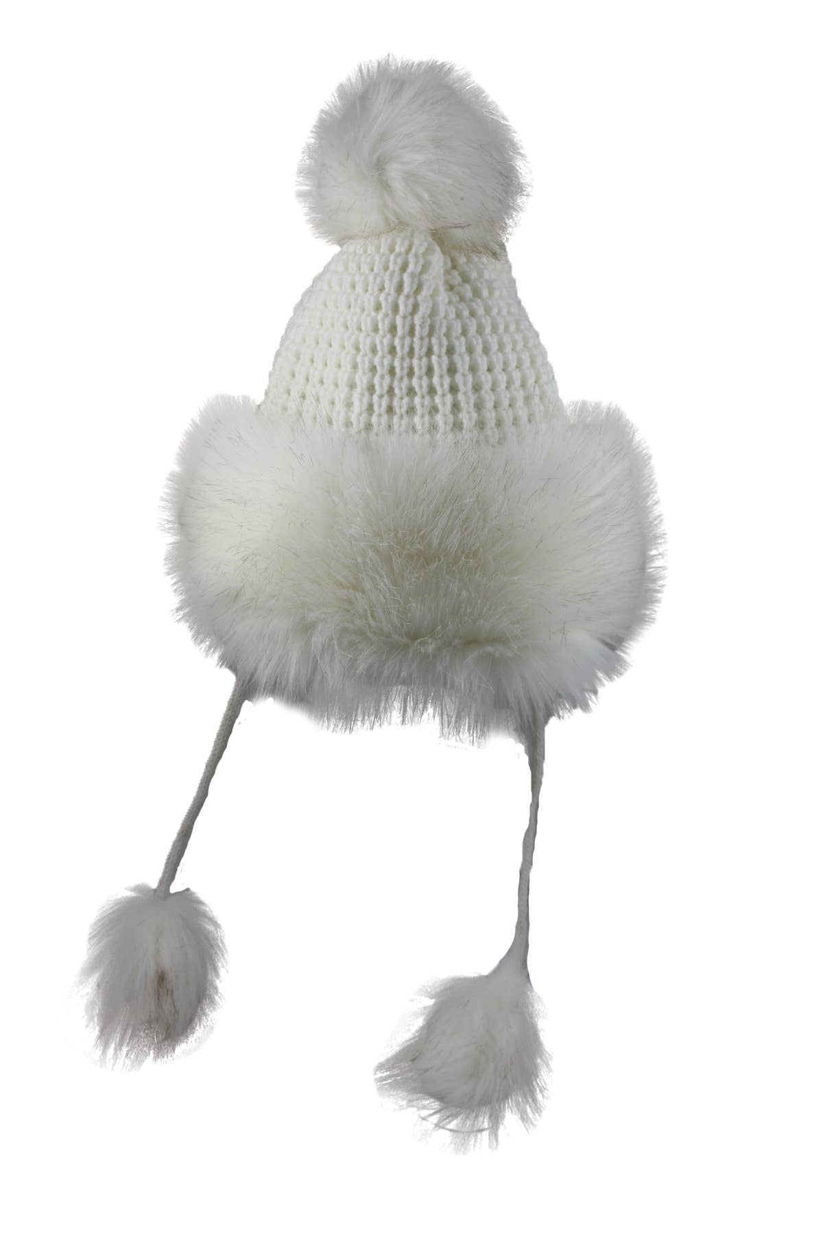 Jeanne Simmons Accessories – Gorro - Mulher por atacado – Capper de pele sintética de malha 4902 Chapéu Inverno 1