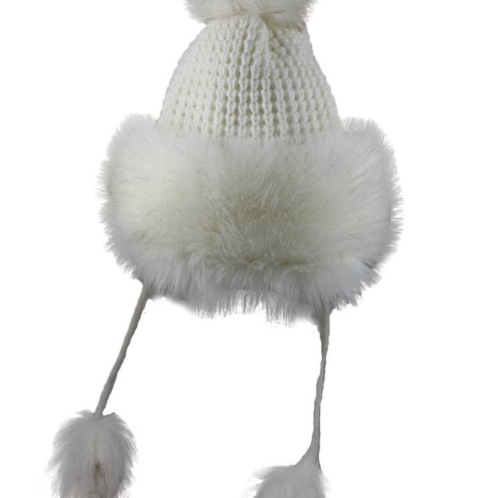 Jeanne Simmons Accessories - Wholesale Beanie – Women's - Knit Faux Fur Trapper 4902 Hat Winter 1