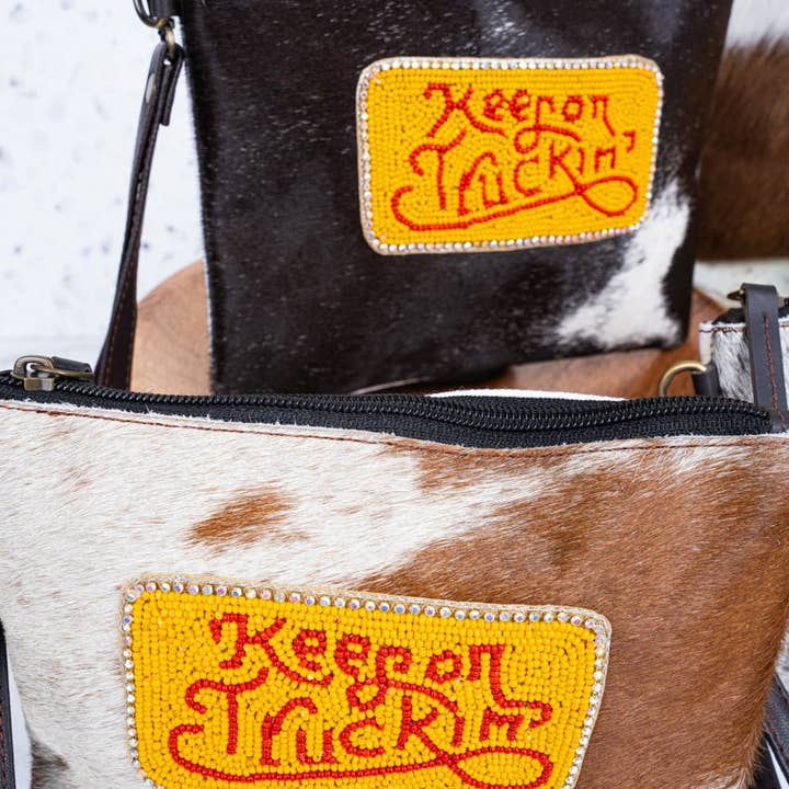 Wholesale Accessory Market - Wholesale Clutch Bag - Women's - Keep On Truckin' Cowhide Wristlet Clutch1