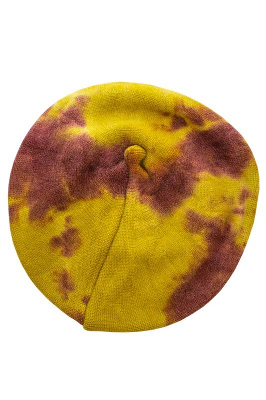 Suzie Q USA - Wholesale Beret - Women's - Tie-dyed Beret pumpkin hat2