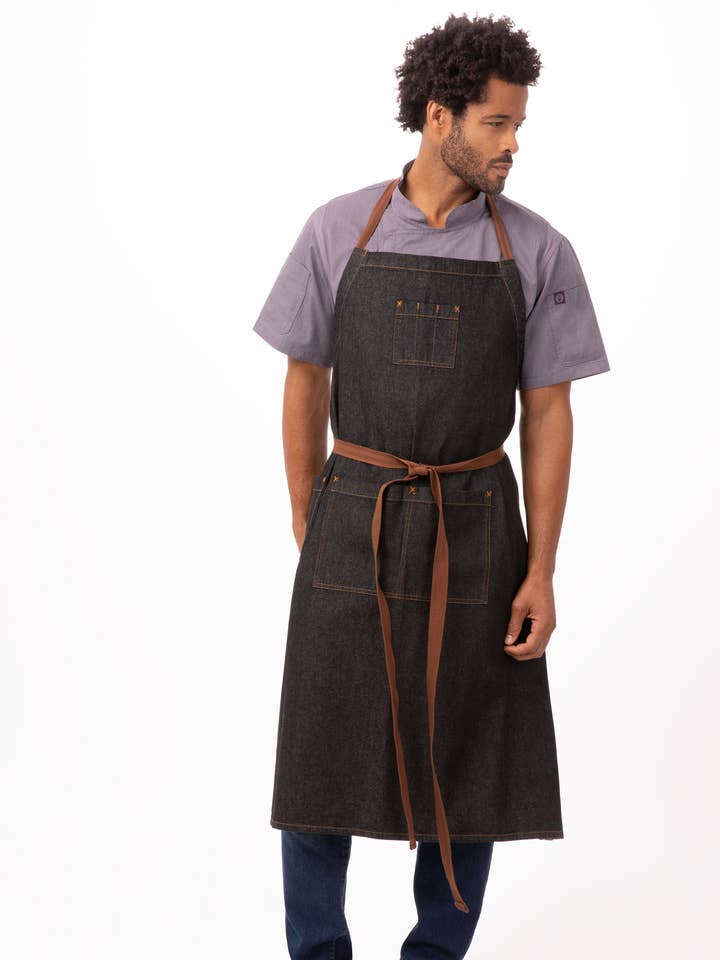 Memphis Chefs Bib Apron for wholesale by Chef Works