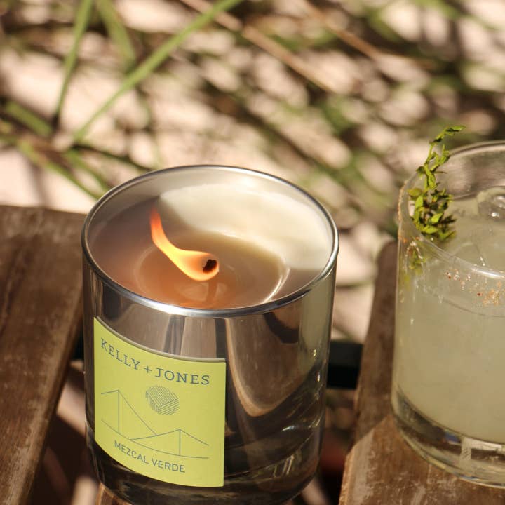 Kelly + Jones - Wholesale Jar/Filled Candle - MEZCAL Candle: Verde4
