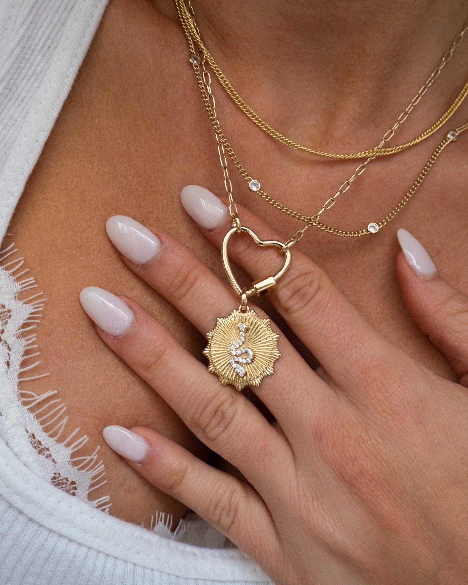 five and two - Venta al por mayor Collares de cadenas y eslabones - Colgante de encanto Frankie27