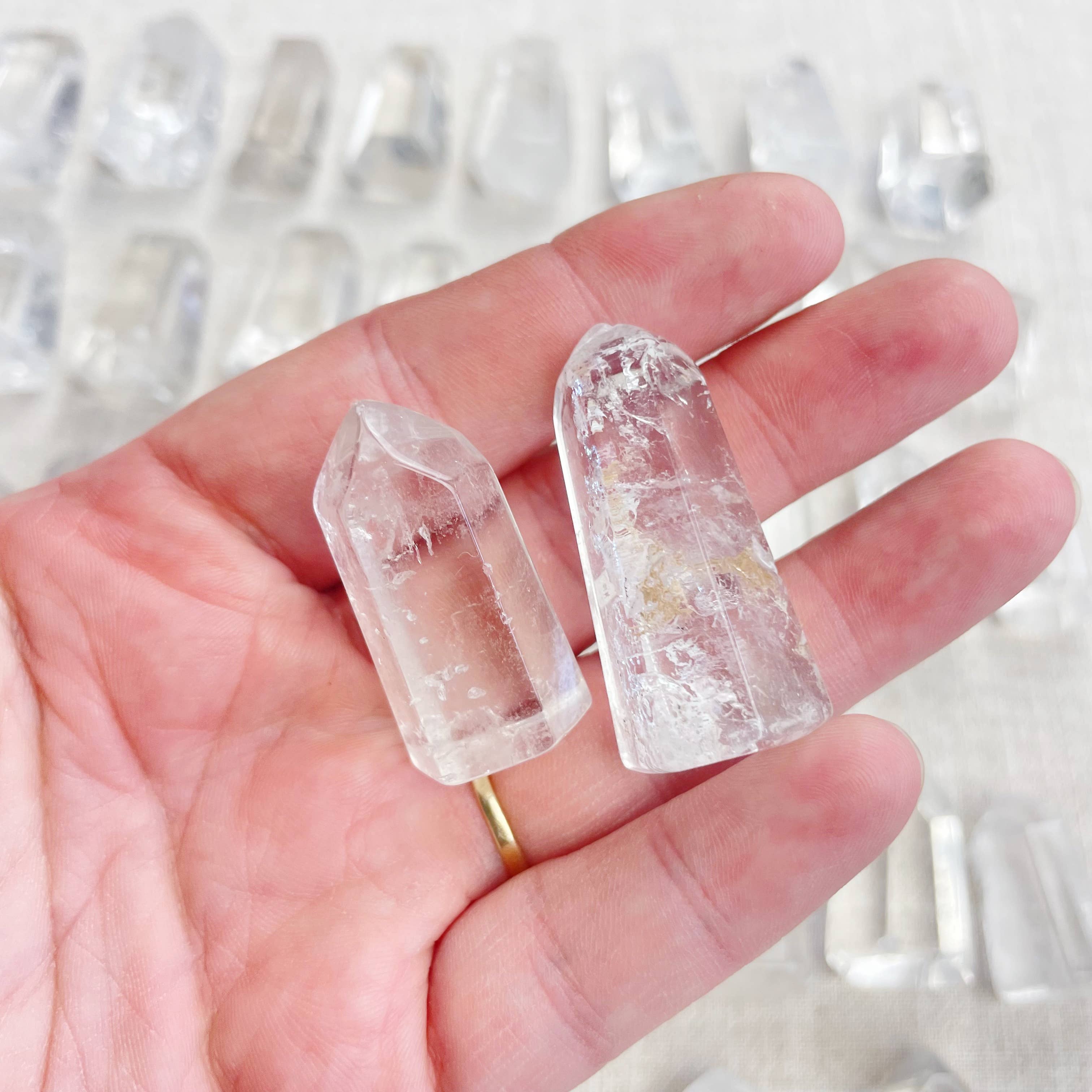 Ewelina Pas Jewelry - Wholesale Spirituele steen/kristal - Mini heldere kristalkwarts torens6