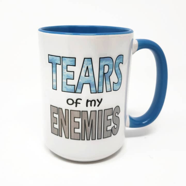 15 oz Mug - Tears of My Enemies for wholesale by Candlelit Desserts