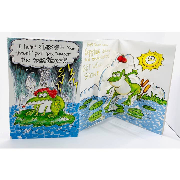 DICKENS INC. - Vendita all'ingrosso Biglietti di auguri di pronta guarigione - Biglietto pop-up Get Well |DKN | SM | PC36B