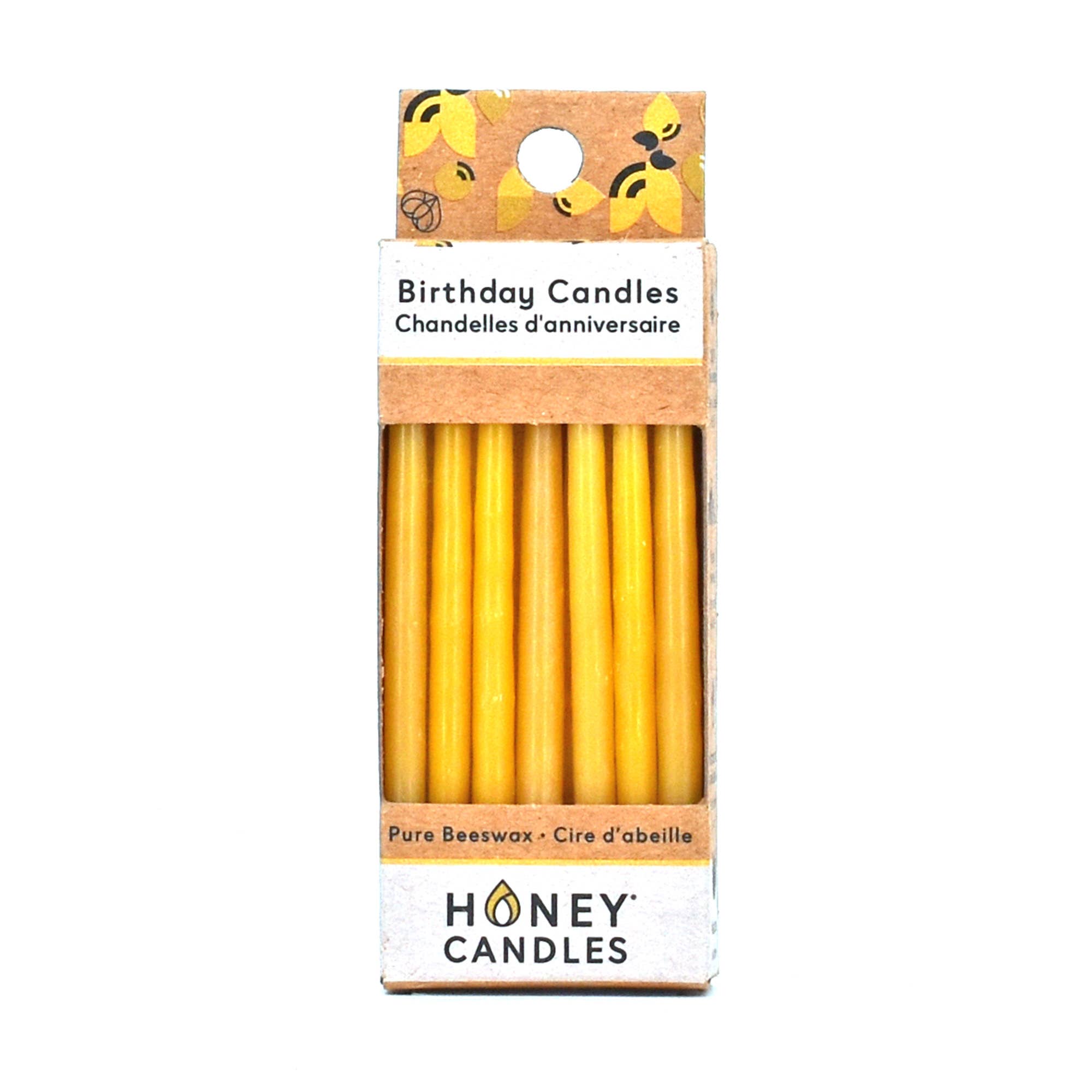 Honey Candles - Wholesale Cake Candle - Beeswax Birthday Candles -Natural1