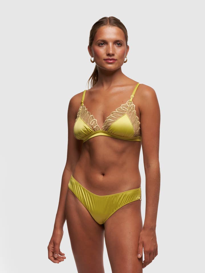 Light - Brazilian Knickers - Lime for wholesale by Chitè Milano