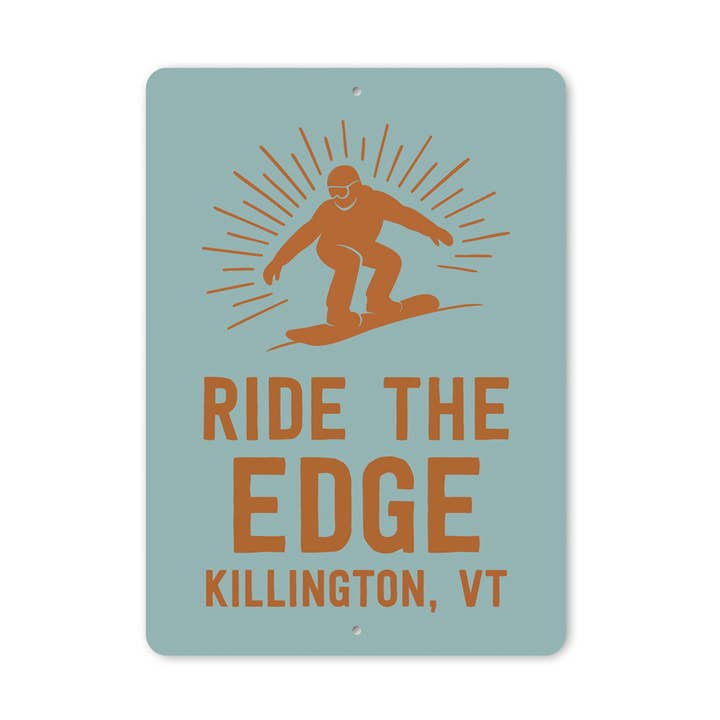 Piste de l'Extrême Killington Vermont Panneau pour la vente par Lizton Sign Shop, Inc