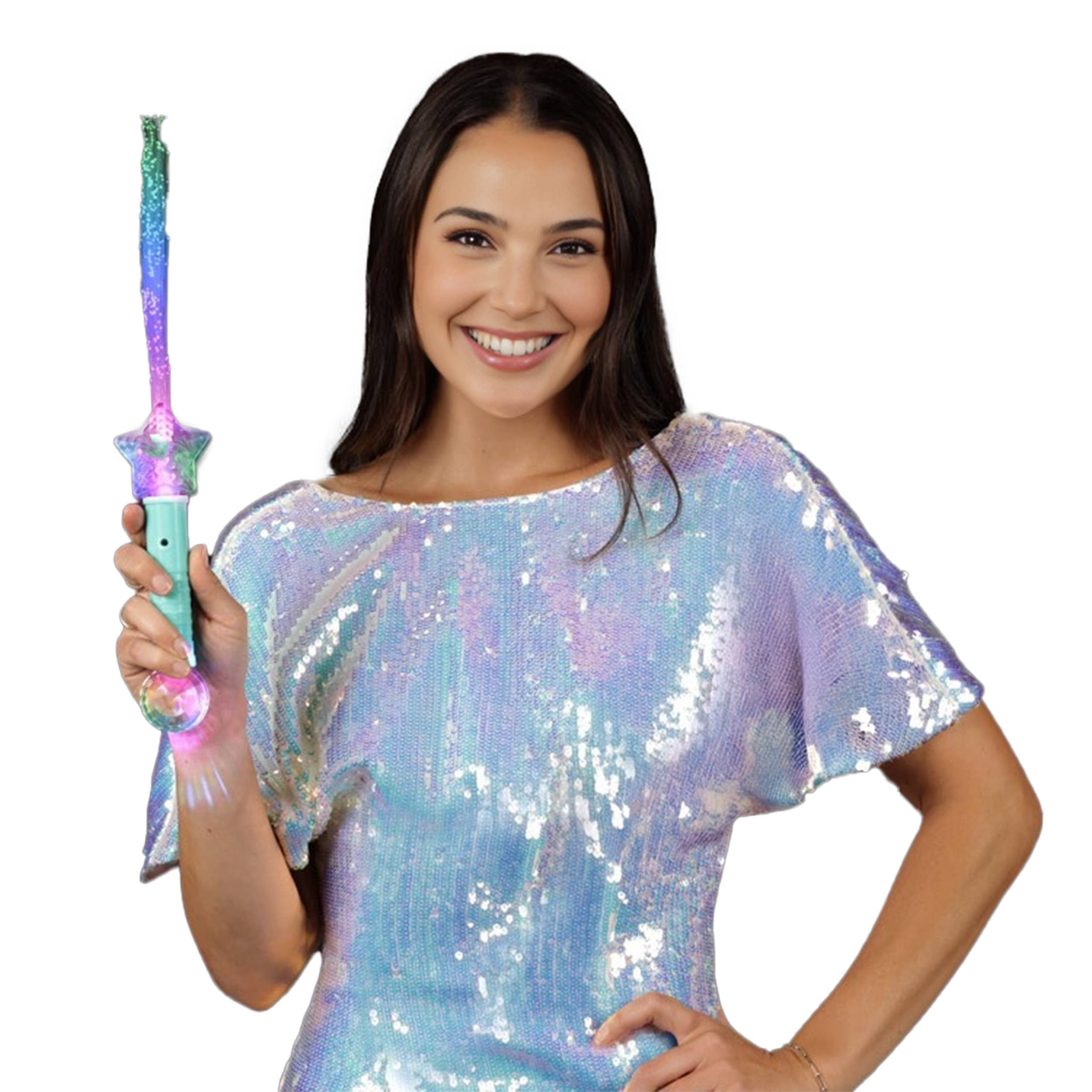 Blinkee.com, LLC - Wholesale Light-Up Toy - Kids & Baby - Light Up Magic Star Wand with Fiber Optic Glow2