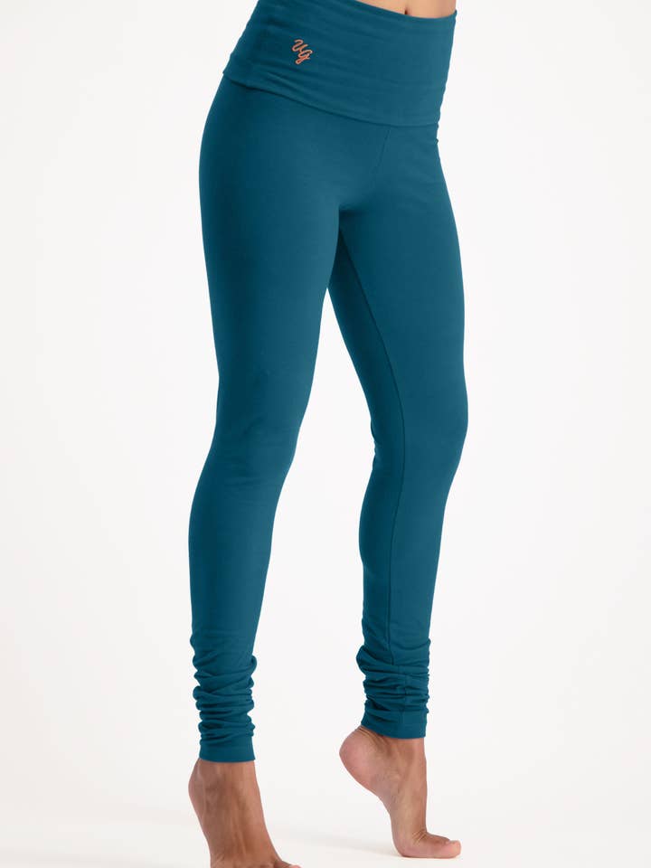 Shaktified Yoga Leggings - Lagoon for wholesale by Urban Goddess