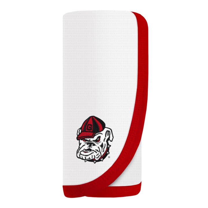 Georgia Bulldogs Infant and Toddler Thermal Blanket for wholesale by Creative Knitwear