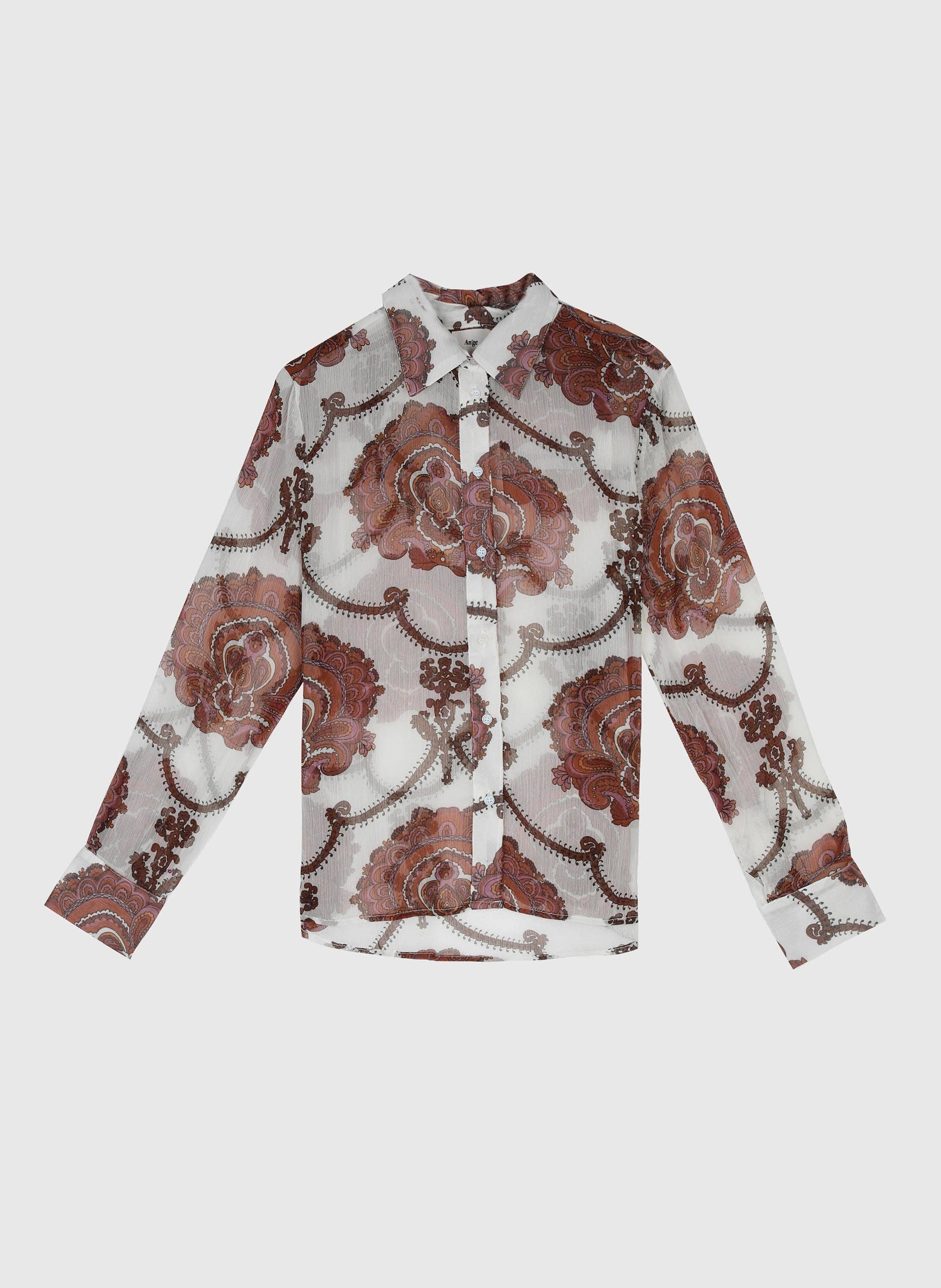 An'ge - Wholesale Button Down Shirt - Women's - SABERY SHIRT bohemia ecru4