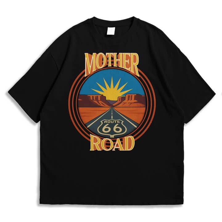 Route 66 OVERSIZED GRAPHIC T Shirt for wholesale by the stkr store