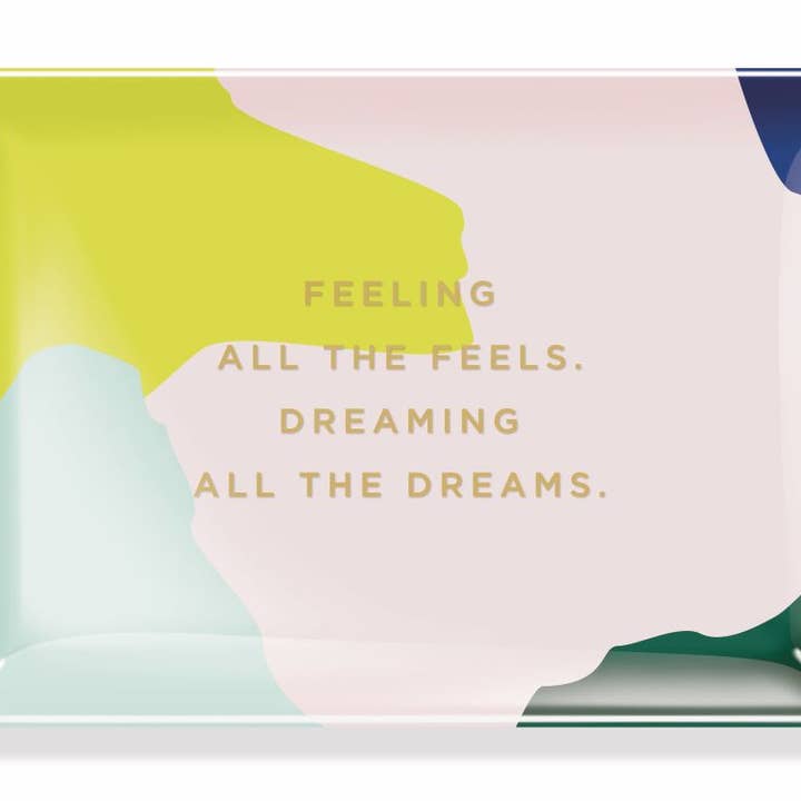 PAS FEELS SMALL RECTANGLE GLASS TRAY for wholesale by Fringe Studio